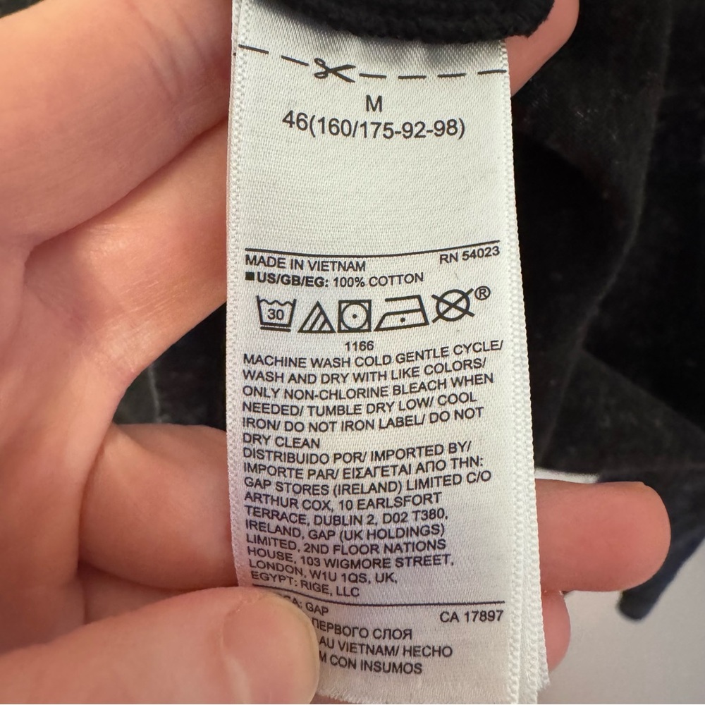 GAP Cotton Vintage Washed Long Sleeve Henley - Picture 4 of 5